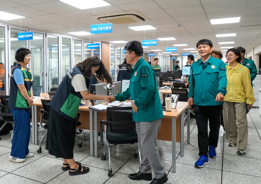 을지연습 상황 참관 및 관계자 격려방문_7